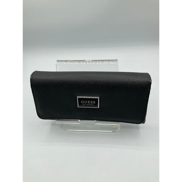 Guess Black/Silver Wallet, about 8 x 4 inches - Picture 1 of 10